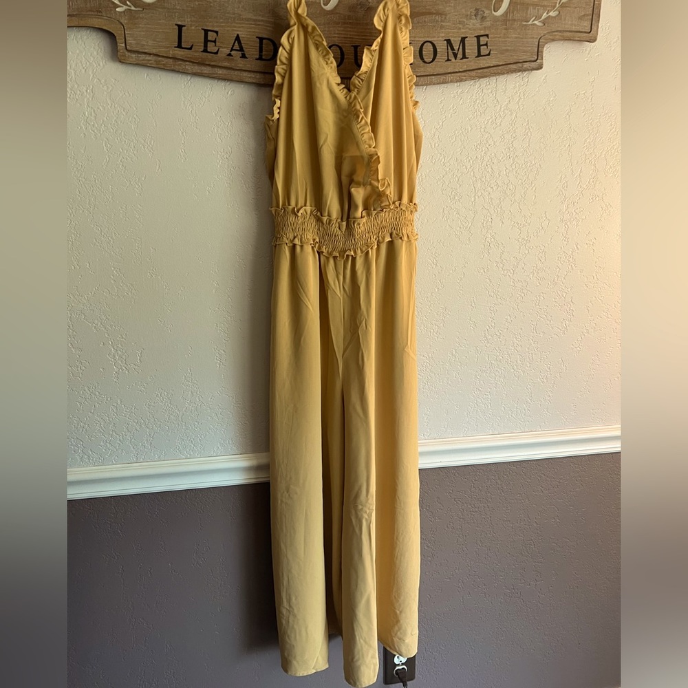 Boutique Mustard Jumpsuit